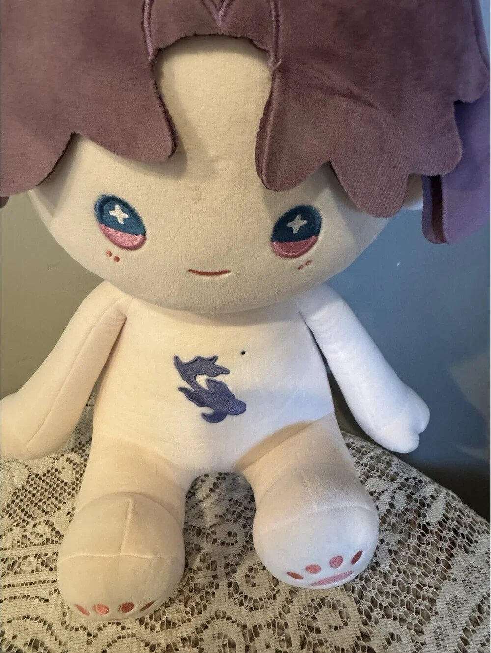 Love And Deepspace 40cm Sitting Rafayel Plush With Outfit